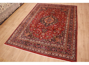 Persian carpet Mashhad virgin wool 338x249 cm Red