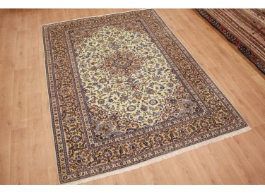 Persian carpet "Kashan" pure wool 337x245 cm Beige