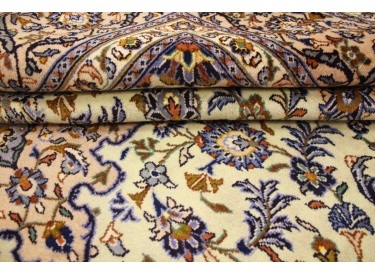 Persian carpet "Kashan" pure wool 337x245 cm Beige