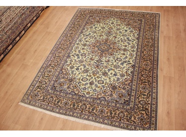 Persian carpet "Kashan" pure wool 337x245 cm Beige