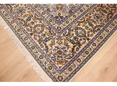 Persian carpet "Kashan" pure wool 337x245 cm Beige