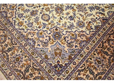 Persian carpet "Kashan" pure wool 337x245 cm Beige