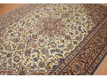 Persian carpet "Kashan" pure wool 337x245 cm Beige