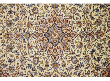 Persian carpet "Kashan" pure wool 337x245 cm Beige