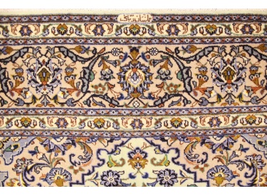 Persian carpet "Kashan" pure wool 337x245 cm Beige