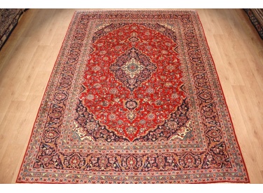 Persian carpet Kashan virgin wool 339x245 Red