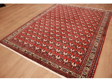Perserteppich Abadeh Rot 196x150 cm