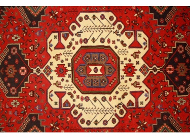 Perserteppich Bidjar Songhor Orient Teppich Rot  224x140 cm