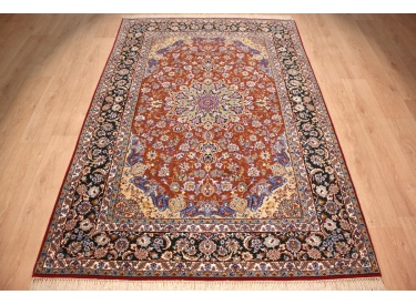 Persian carpet Isfahan with Silk 238x140 cm