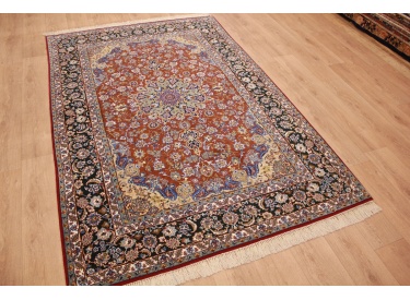 Perserteppich Isfahan mit Seide238x140 cm