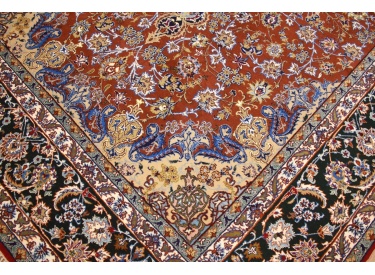 Perserteppich Isfahan mit Seide238x140 cm