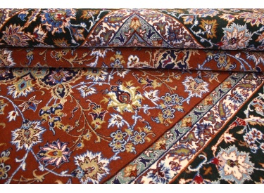 Persian carpet Isfahan with Silk 238x140 cm