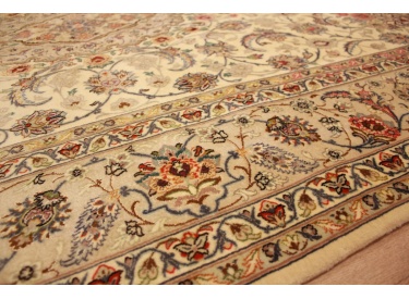 Perserteppich Isfahan mit Seide 238x158 cm Beige