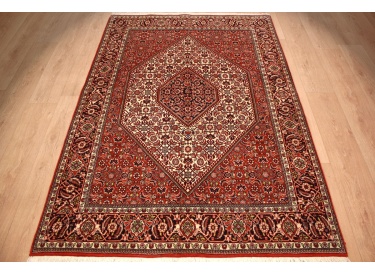 Perserteppich Bidjar Orient Teppich 206x140 cm Rot