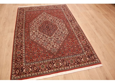 Perserteppich Bidjar Orient Teppich 206x140 cm Rot