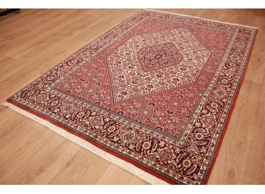 Persian carpet Bidjar oriental rug 206x140 cm Red