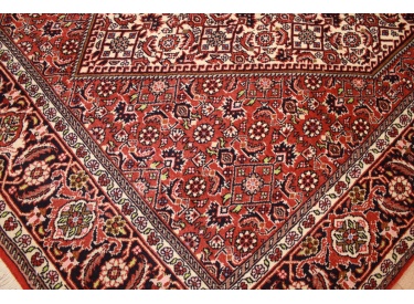 Perserteppich Bidjar Orient Teppich 206x140 cm Rot