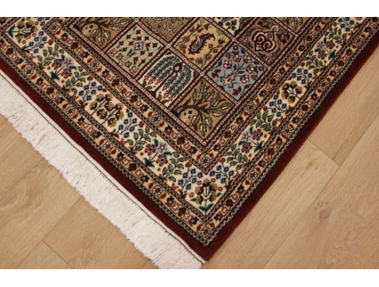 Persian carpet "Moud" wool with Silk 400x80 cm Kheshti- design