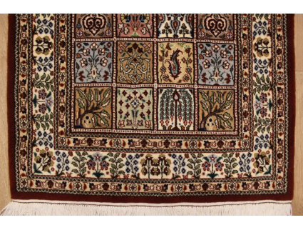 Persian carpet "Moud" wool with Silk 400x80 cm Kheshti- design