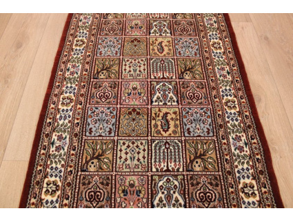 Persian carpet "Moud" wool with Silk 400x80 cm Kheshti- design