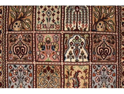 Persian carpet "Moud" wool with Silk 400x80 cm Kheshti- design