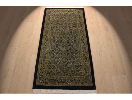 Persian carpet "Bidjar" with Silk 143x71 cm