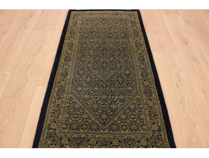 Persian carpet "Bidjar" with Silk 143x71 cm