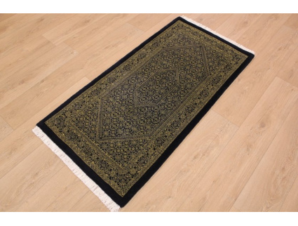 Persian carpet "Bidjar" with Silk 143x71 cm