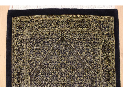 Persian carpet "Bidjar" with Silk 143x71 cm