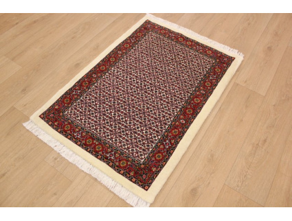 Perser Teppich "Bijar" Orientteppich mit Seide 115x82 cm