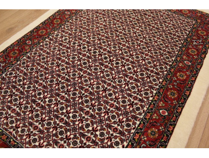 Perser Teppich "Bijar" Orientteppich mit Seide 115x82 cm