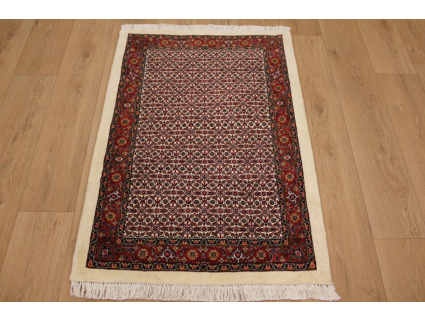 Perser Teppich "Bijar" Orientteppich mit Seide 115x82 cm