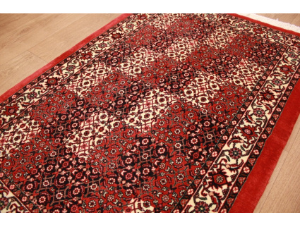 Persian carpet Bidjar with silk 120x80 cm Red