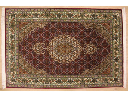 Persian carpet "Tabriz mahi" with Silk 124x82 cm