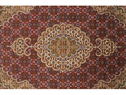 Persian carpet "Tabriz mahi" with Silk 124x82 cm