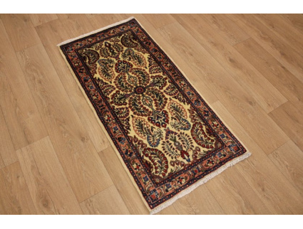 Persian carpet "Sarough" oriental 128x65 cm