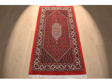 Persian carpet "Bijar" with Silk 146x70 cm