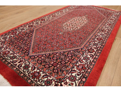 Persian carpet "Bijar" with Silk 146x70 cm