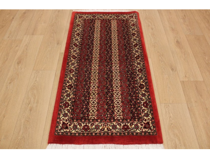 Persian carpet "Bijar" with Silk 142x70 cm oriental rug