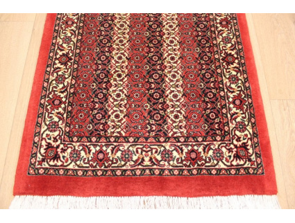 Perser Teppich "Bijar" Orientteppich mit Seide 142x70 cm