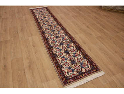 Persian carpet Waramin 303x76 cm Beige