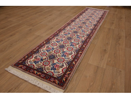 Persian carpet Waramin 303x76 cm Beige