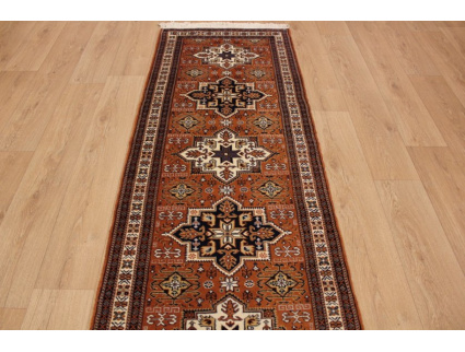 Persian carpet "Ardebil" Runner wool 289x79 cm