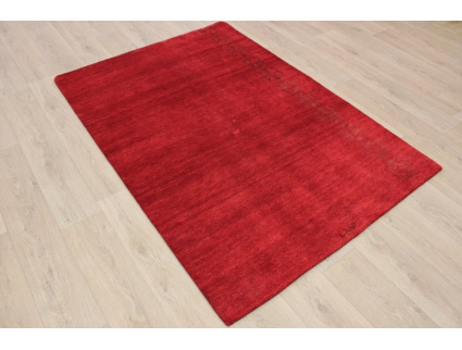 Oriental carpet Loribaft virgin wool & silk 132x91 cm