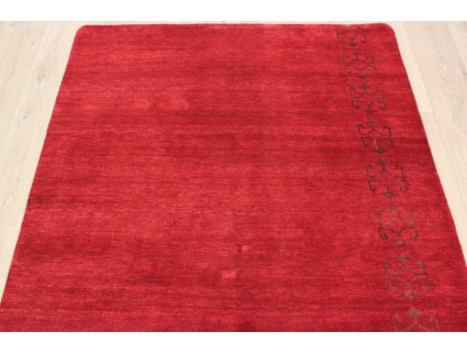 Oriental carpet Loribaft virgin wool & silk 132x91 cm