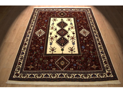 Persian carpet "Ghashghai" with silk 240x184 cm