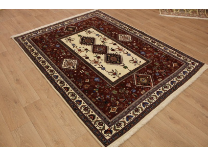 Persian carpet "Ghashghai" with silk 240x184 cm