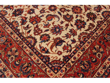 Alter Perserteppich Isfahan 338x210 cm Beige