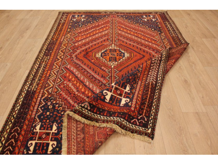 Persian carpet Ghashghai pure wool 252x172 cm