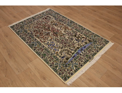 Perser Teppich "Isfahan" mit Seide 172x115 cm